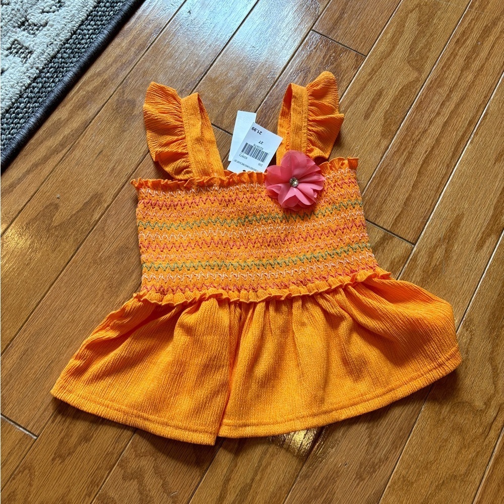 Goodlad Cutie Ruffled Tank Top Girl Size 2T